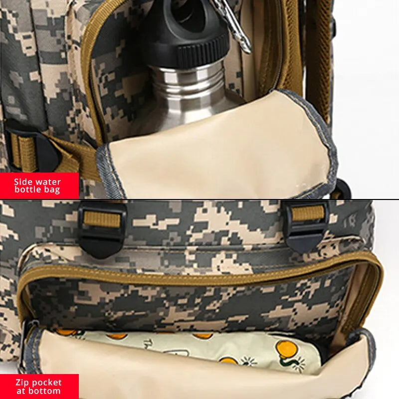 Military Men Travel Backpack Army Tactical Climbing Outdoor Hiking Tactical Camouflage Multifunctional Bag Military Backpack