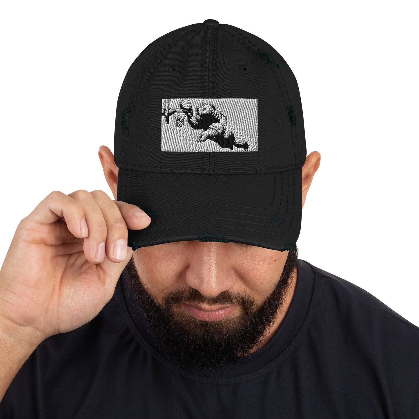 Distressed Dad Hat - The Grizzly Dunk Edition