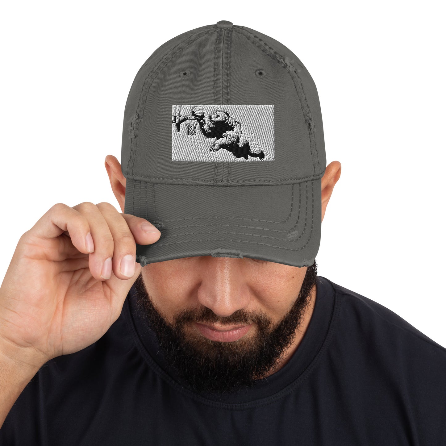 Distressed Dad Hat - The Grizzly Dunk Edition